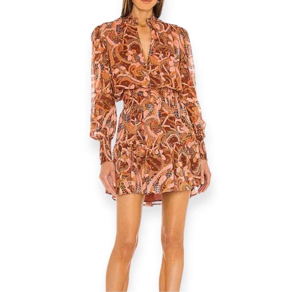 13. A.L.C. Silvie abstract-print mini dress